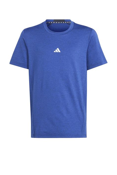 adidas sportshirt blauw|Blue Shirts .